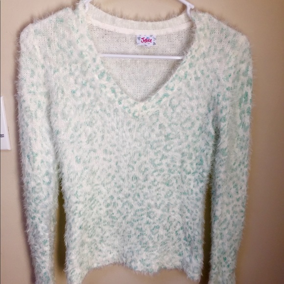 Justice Furry Sweater- EUC, soft and cute! - Picture 1 of 4